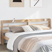 Testiera con Ripiani-Testata contenitore 180 cm in Legno Massello di Pino 583543