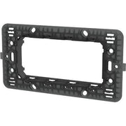 SUPPORTO FRUTTI ABM - PC NERO POSTI 4- 8 pezzi