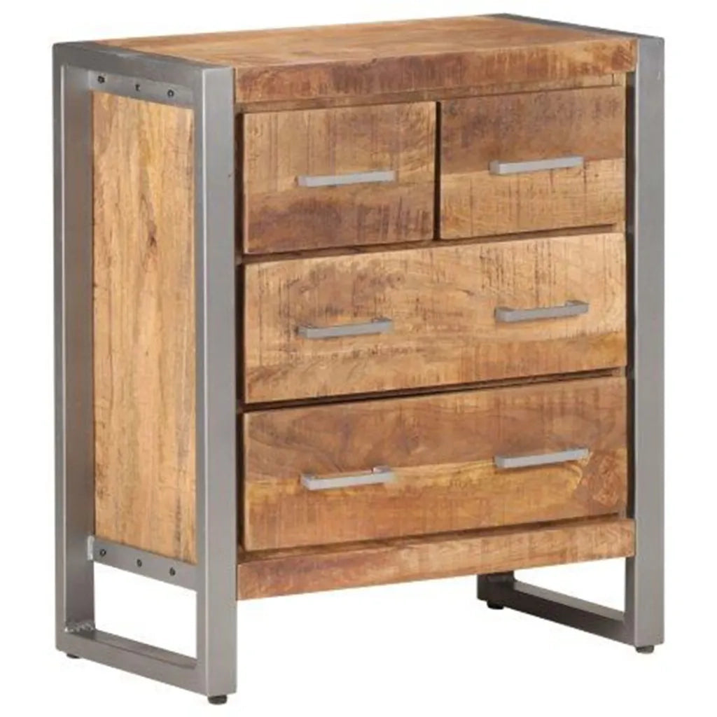 Credenza 60x35x70 cm in Legno di Mango Grezzo cod mxl 16477