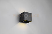 TALENT APPLIQUE LED 1W 100lm, 3000K DA ESTERNO QUADRATA NERA RICARICABILE CON DIFFUSORE REGOLABILE E CON BASE MAGNETICA H. 11CM IP44