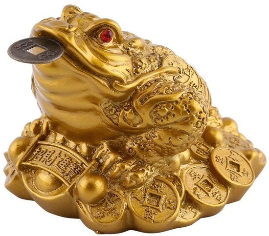 Decorazione Feng Shui per la ricchezza e la fortuna - 6x6x5 cm - Protezione contro la sfortuna