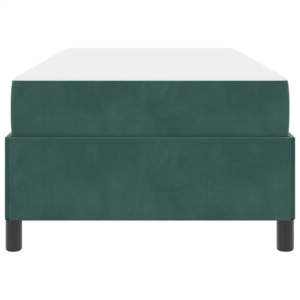 Struttura del letto Verde Scuro 100 x 200 cm Tessuto 3399045