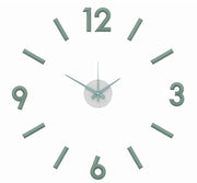 Orologio a Parete 3D Moderno in Plastica, Colore Verde