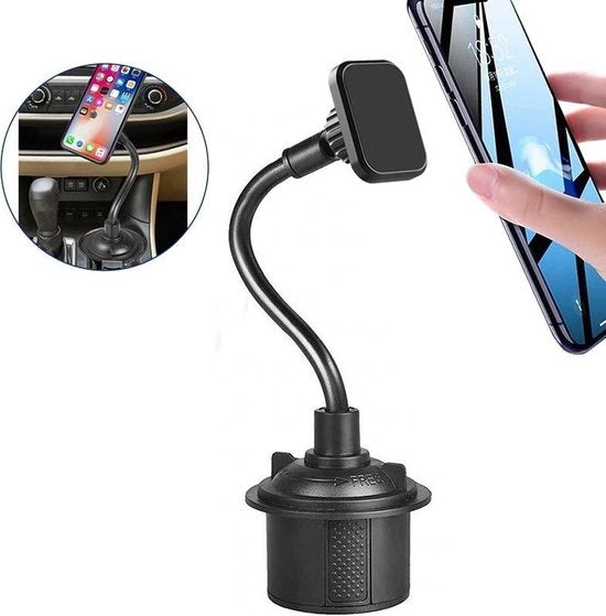 Sostegno per smartphone da auto - Sostituto di tazza per telefono - Sostegno per telefono auto - Sostegno per tazza - Magnetico