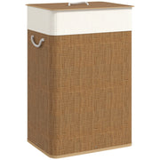 Cesto per Biancheria con Tapa 72L ¨C zephmum ¨C 40x30x60 cm Marrone
