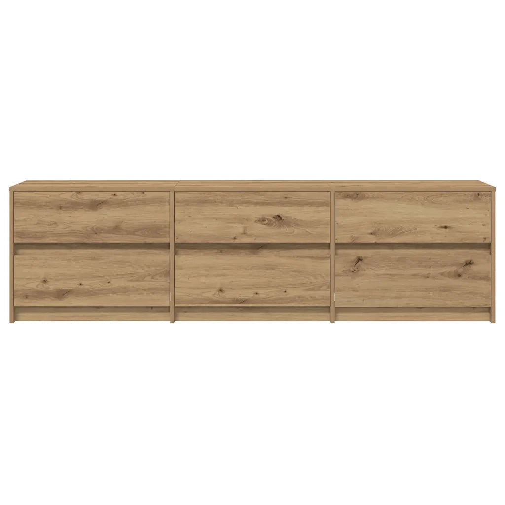 Unità TV 2 pcs Rovere artigianale 180 x 34 x 50 cm 3385629