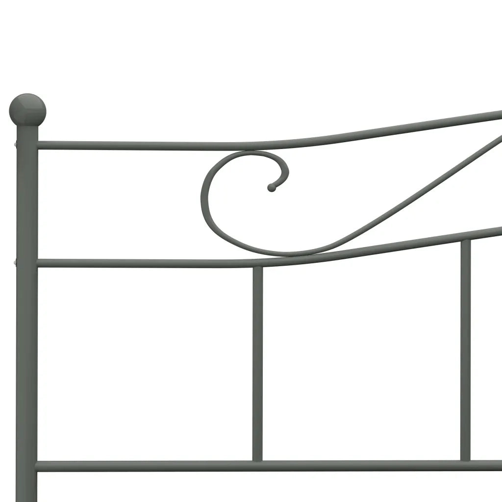 Giroletto Grigio in Metallo 180x200 cm 284535