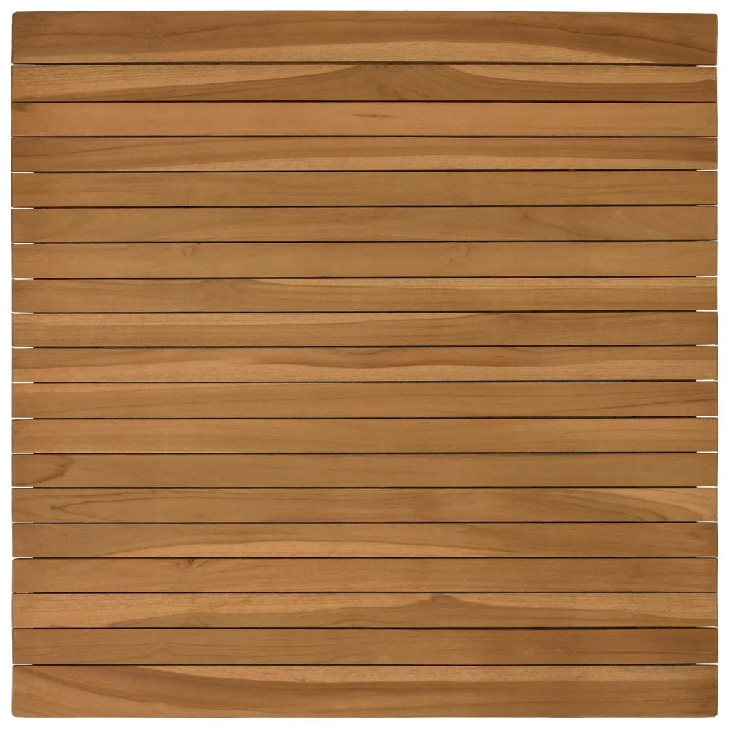 Piano del tavolo 70 x 70 x 3,5 cm Quadrato Legno di teak solido 42033146