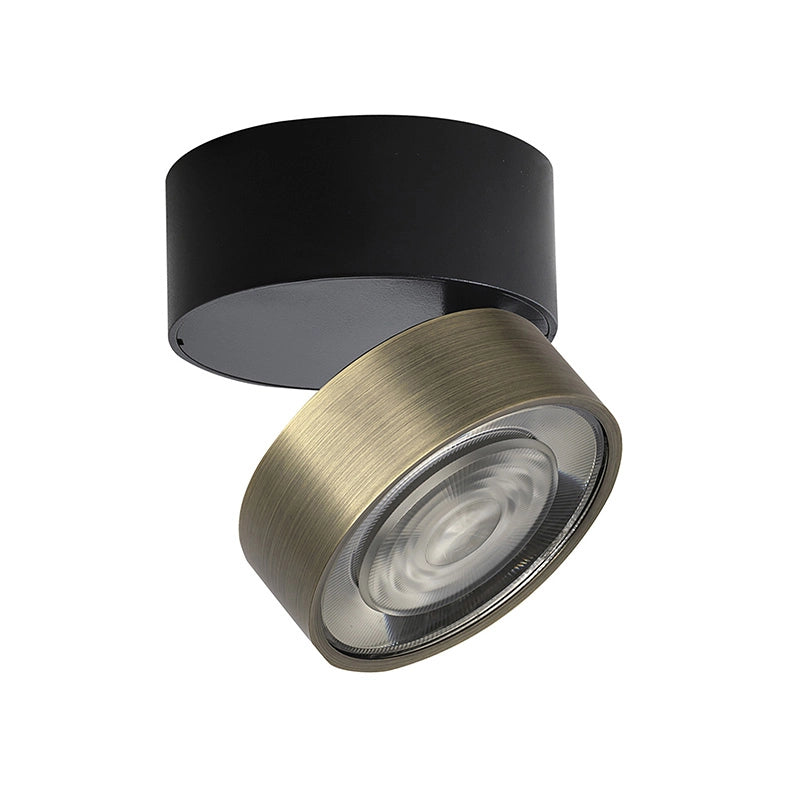 Hole Applique e Plafoniera LED 13W 38° IP20 3000K CRI90 Bronzo - Rossini Group, Lampada da Parete in Alluminio pressofuso per Interni