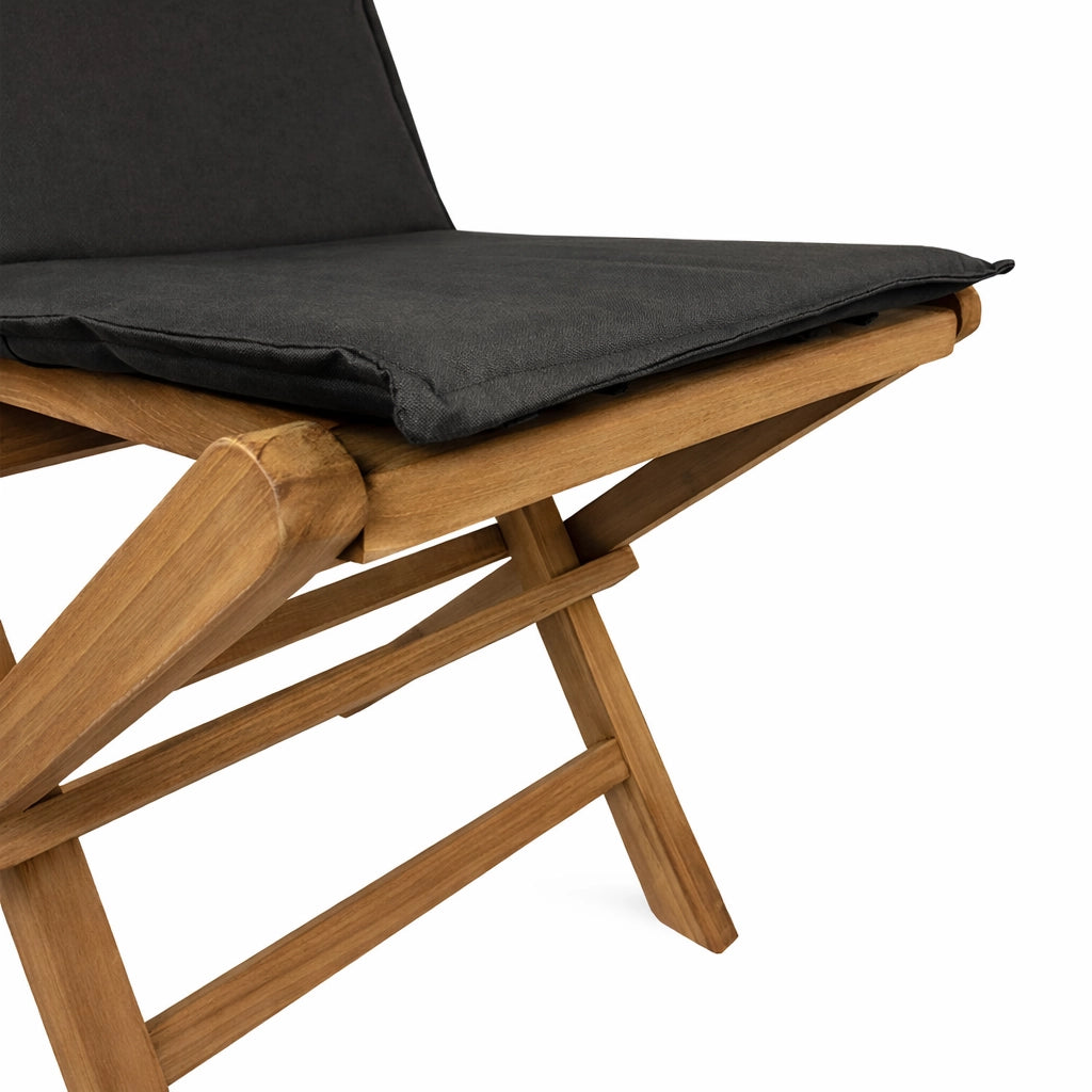 Set di 2 Sedie Pieghevoli in Teak – Pinta