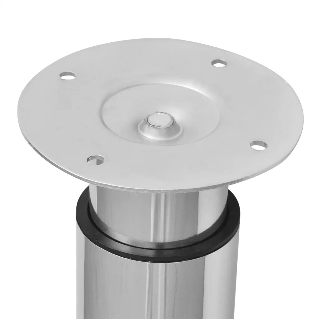 Set di 4 gambe telescopiche regolabili per tavolo 60 x 710 x 1100 mm in ferro cromato 02_0055078