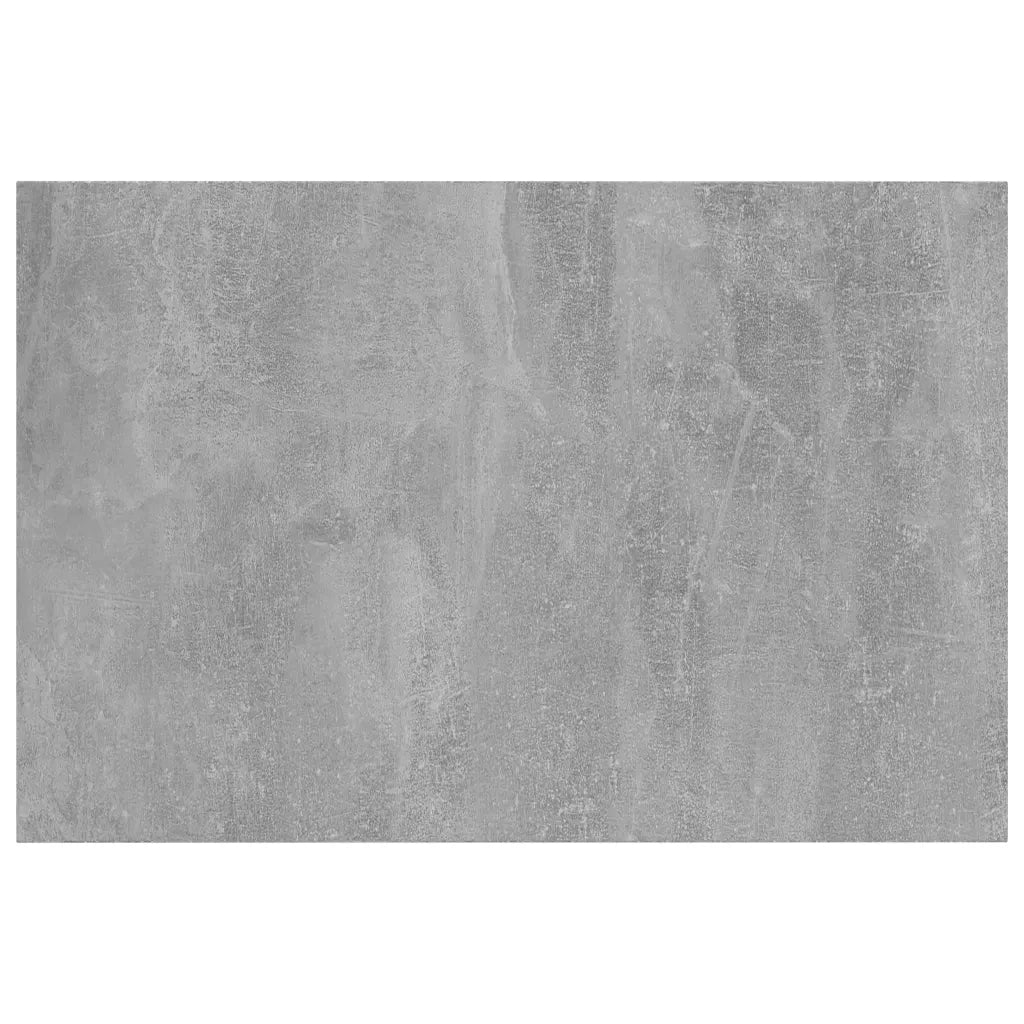 Ripiani per Libreria 8pz Grigio Cemento 60x40x1,5cm Multistrato 805259