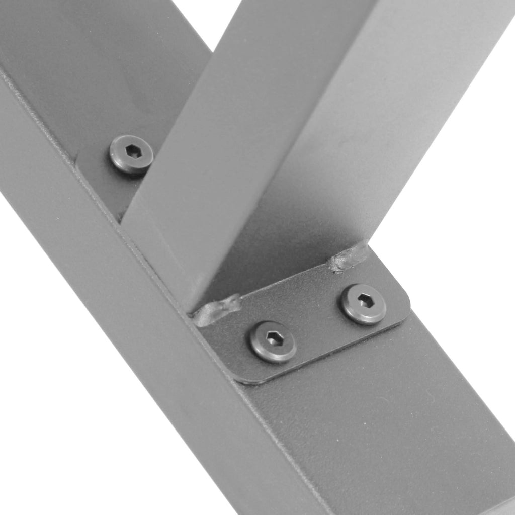 Sottostruttura per tavolini 640x240x400 mm verniciatura a polvere grigio base tavolino