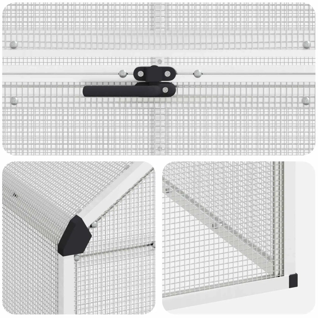 Gabbia per uccelli Argento 181,5 x 221 x 173,5 cm CFW1851136