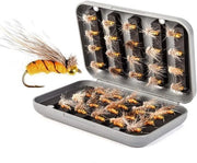 Attrezzo per Pescatori - Lure a Volo con Scatola di Accessori per Pescare Trota, Salmone, Tinca - Volo Secco/Umido - Pescare con Spinnaker - Attrezzo per Pescatori con Lepre