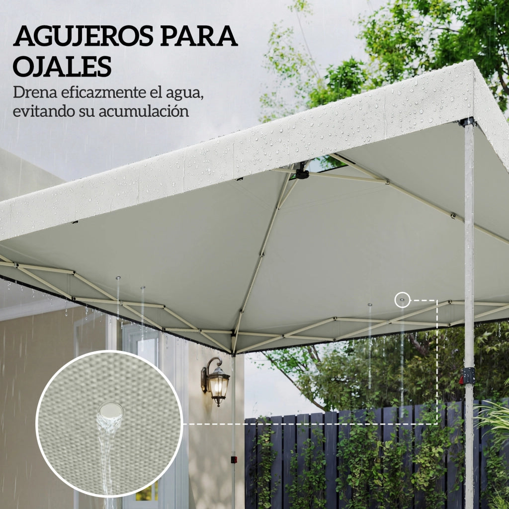 Tenda Pergola 3x3 m ¨C Zephmum ¨C Tessuto Oxford 210D UV50+ Bianco