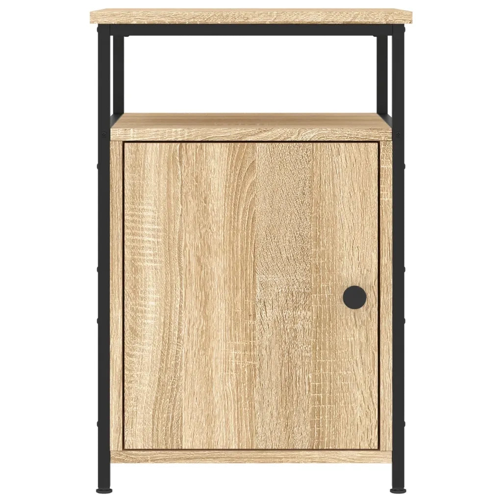 Comodino-Tavolino da notte Rovere Sonoma 40x42x60 cm in Legno Multistrato 838330