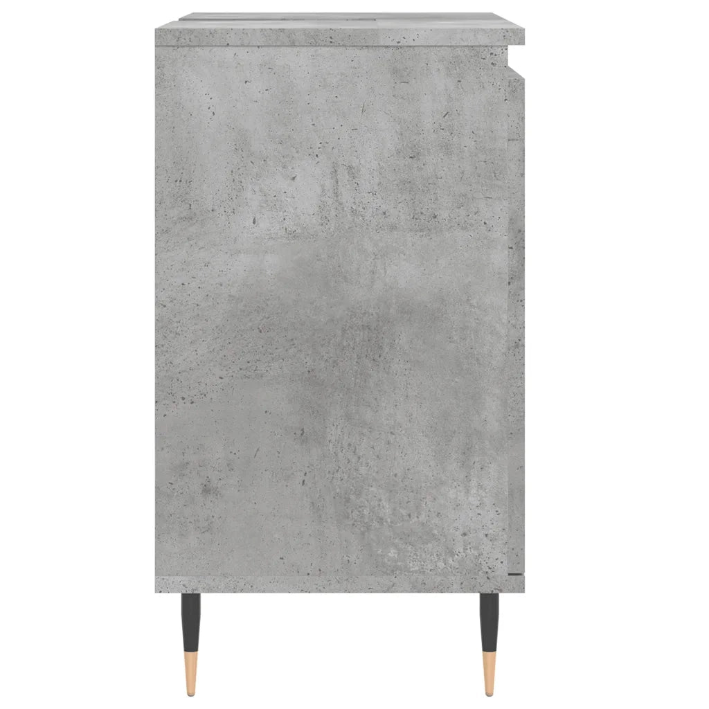 Armadietto da Bagno | Armadio da bagno Grigio Cemento 58x33x60cm Legno Multistrato