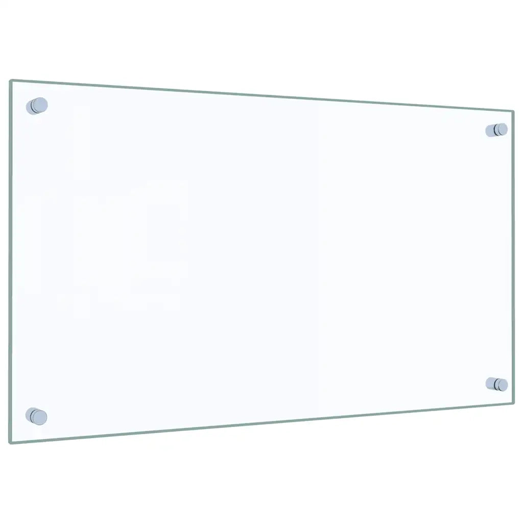 Paraschizzi per Cucina Trasparente 70x40 cm in Vetro Temperato 249466
