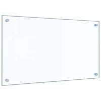 Paraschizzi per Cucina Trasparente 70x40 cm in Vetro Temperato 249466