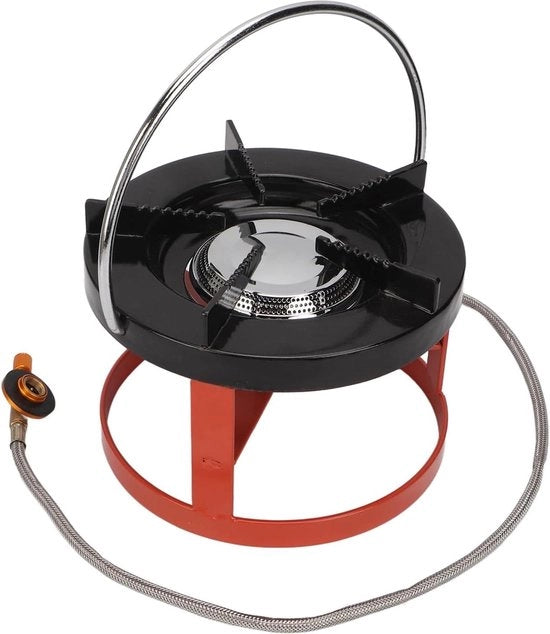 Cucina da Campeggio Portatile - Serbatoio Gas Principale Esterno con Maniglia - Attrezzatura da Campeggio per Escursioni, Picnic e Campeggio
