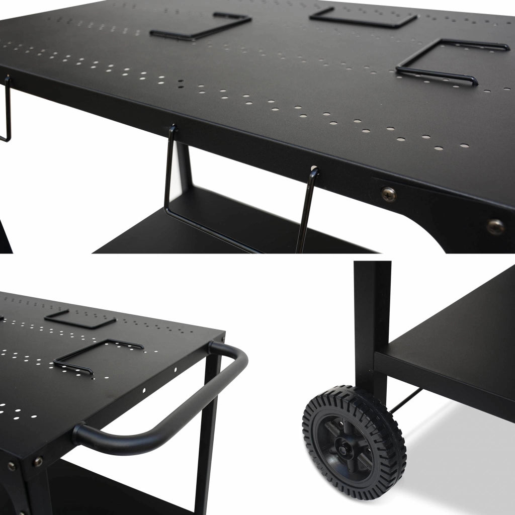 Carrello da cucina, nero