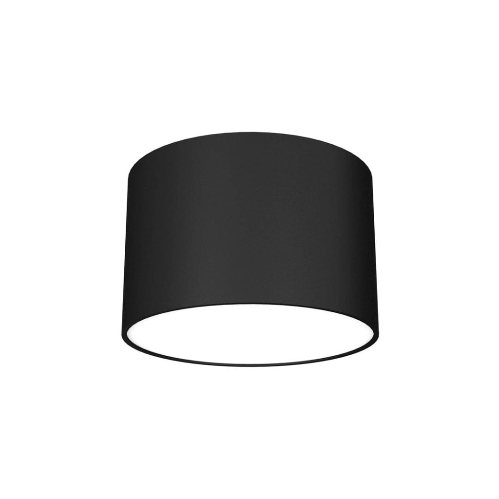 Plafoniera tonda in metallo DIXIE Milagro nera GX53 1x20W