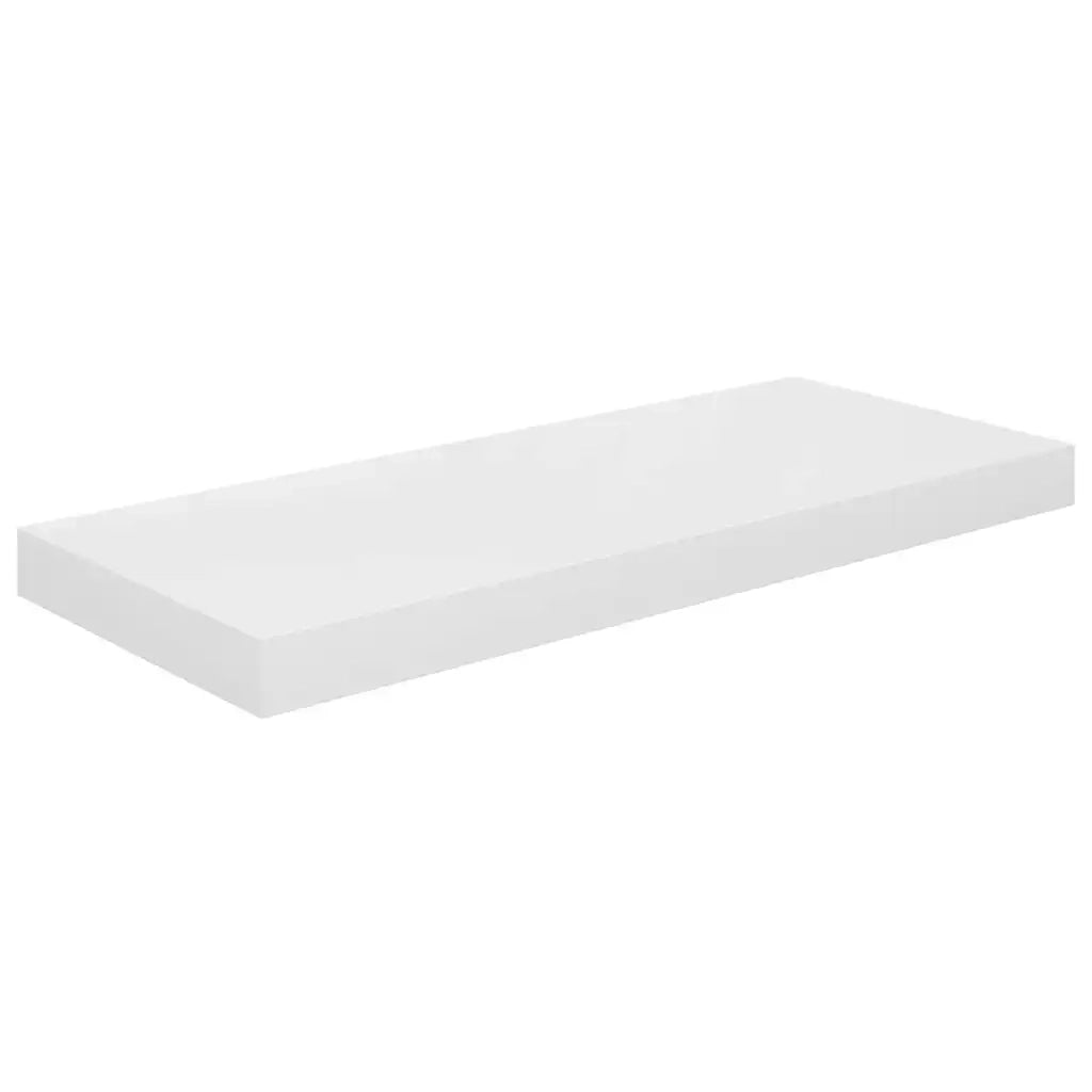 Scaffali a Parete 4 pz Bianco Lucido 60x23,5x3,8 cm in MDF cod mxl 33227