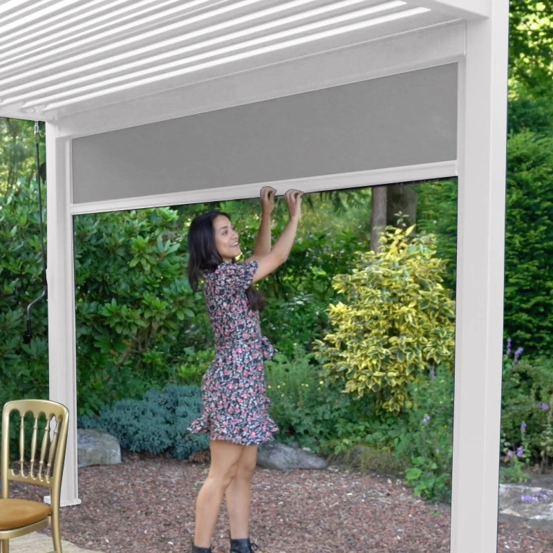 Tenda laterale OMBREA 4M - Bianco