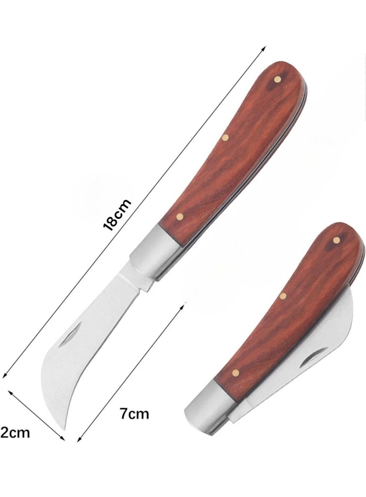 Coltello da potatura coltello da innesto pieghevole lama curva 313005