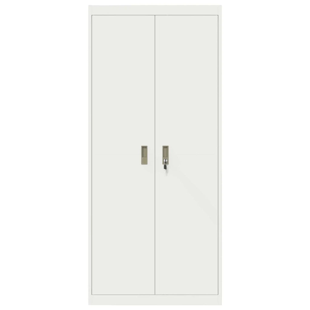 Armadio Bianco 80 x 40 x 180 cm Acciaio