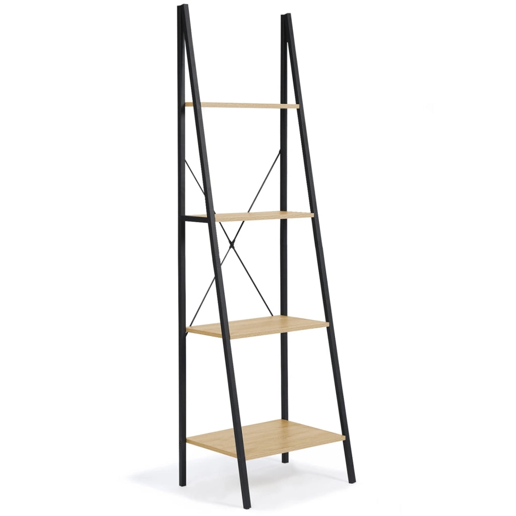IDMarket - Scaffale a scala 4 mensole DETROIT design industriale