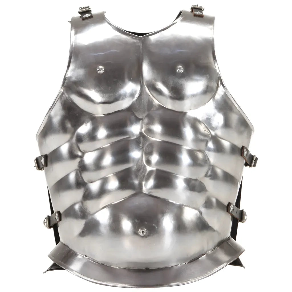 Corazza per Armatura Soldato Romano LARP in Acciaio Argento CFW1501812