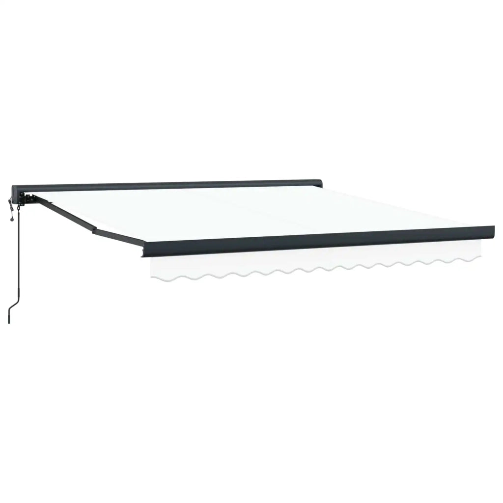 Tenda da Sole Bianco 350 x 250 x 165 cm Poliestere e Alluminio 3330372