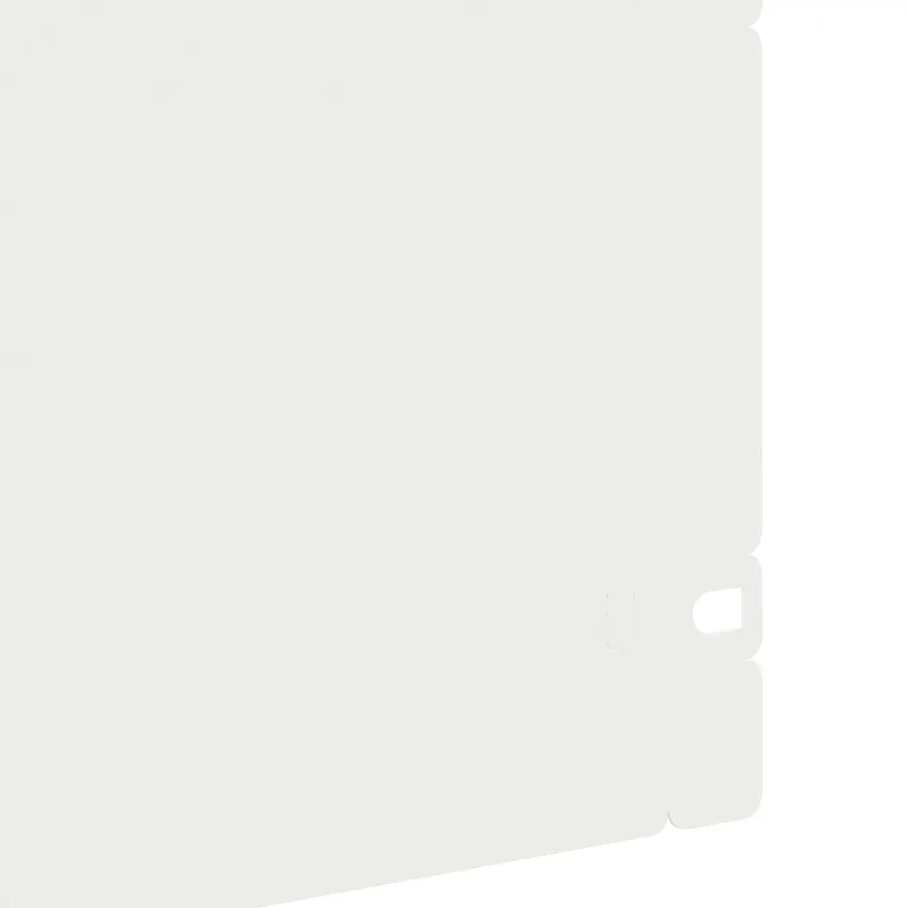 Bordure per prato 20 pcs Bianco 103 x 0,05 x 22 cm Acciaio 874832