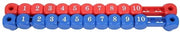 Pannello di Punteggi - Tavolo Calcio - Plastica - Blu/Rosso - Pezzo di Ricambio - Qualità Professionale - Duraturo - Contatore di Punti