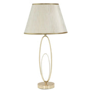 Lampada da Tavolo VKH132, Bianco, Metallo, 30x30x58 cm
