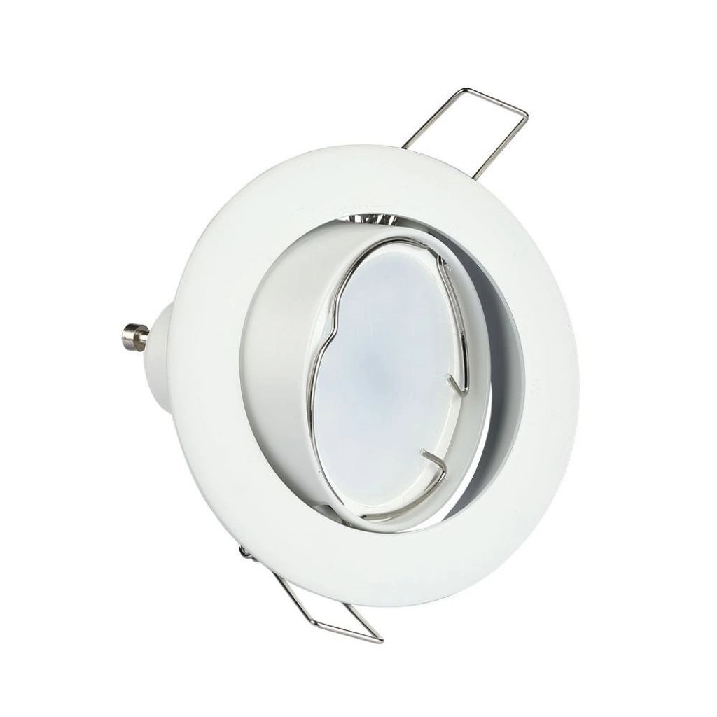 GU10 Adattamento rotondo mobile bianco