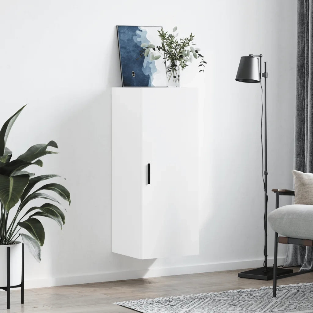 Mobile a Parete Bianco 34,5x34x90 cmcod mxl 79816