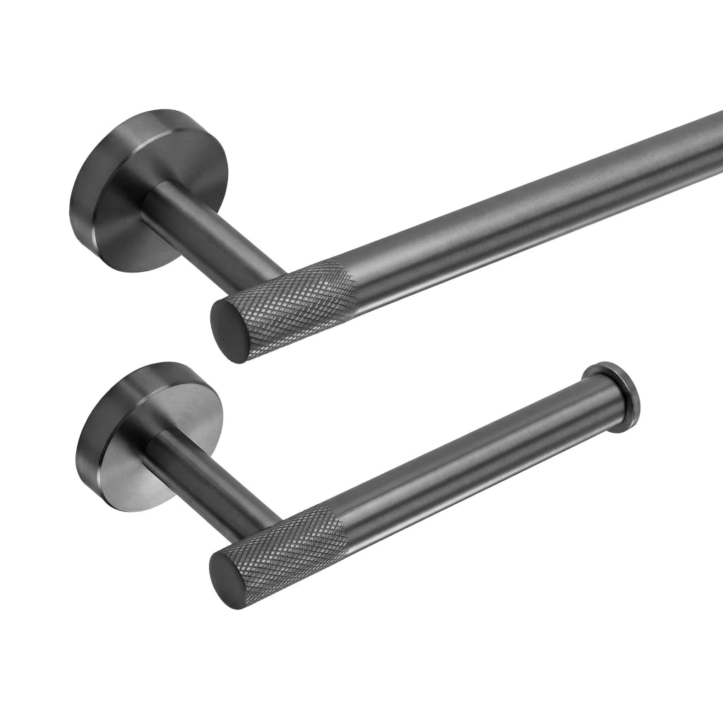 Set Accessori Da Bagno Grid Titan 4 Pezzi