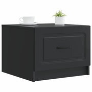 Tavolino da salotto | Tavolino da caff¨¨ | Tavolino da Soggiorno Nero 49 x 50 x 37 cm Legno ingegnerizzato