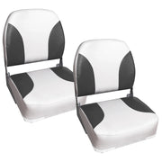 Sedile pilota per barca sintetico metallo e plastica 42x39x51 cm grigio e bianco 03_0008274