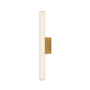Applique moderna oro vetro tubo 61cm IP44 LED CCT 12W