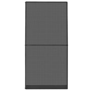 Schermo Insetti a Battente Antracite e Nero 120 x 240 cm CFW1540712
