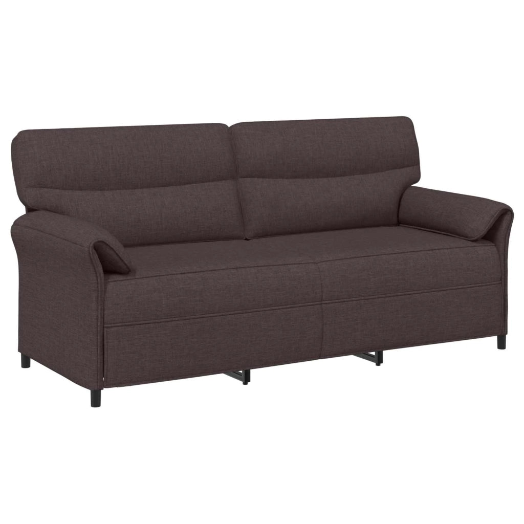 Set di divani 2 pz Marrone Scuro Tessuto 3424875