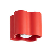 Plafoniera OVIO 1 rossa GU10