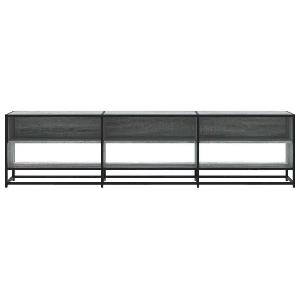 Mobile Porta TV Grigio Sonoma 180x40x46 cm in Truciolato 3300808