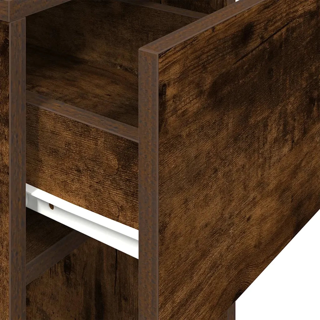 Supporto per Computer a Torre con Cassetto Rovere 30x44x74 cm CFW6803050