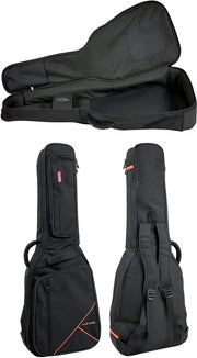 Borsa Premium 20mm per chitarra elettrica - nero - resistente alle scuffie e impermeabile - Sistema di protezione del manico - cinture di alta qualità - grande tasca accessori