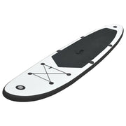 Set Tavola Gonfiabile da SUP Nero e Bianco 92730